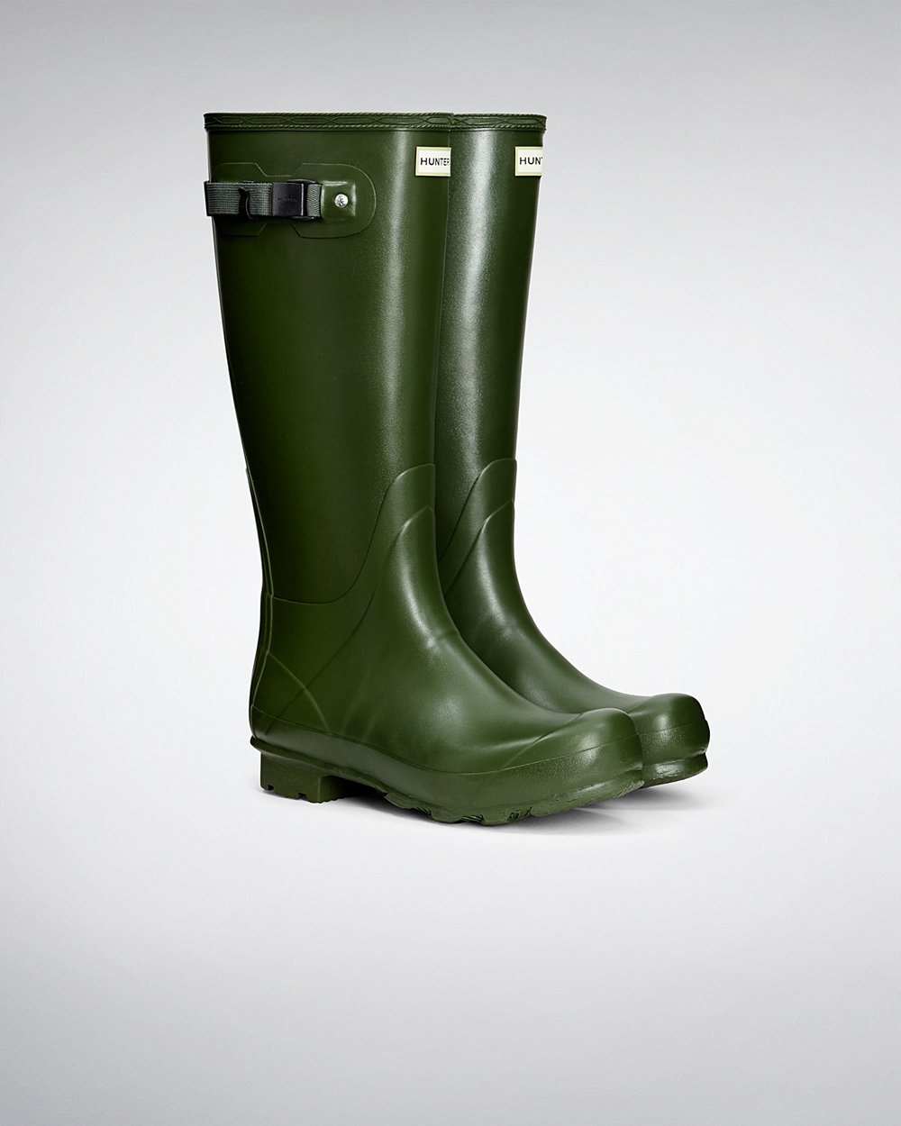 Botas De Altas Norris Field Hunter Hombre - Verdes - 257489HND